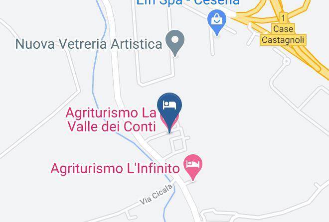 Forli - Agriturismo La Valle Dei Conti Maps