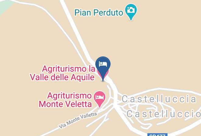 Perugia - Agriturismo La Valle Delle Aquile Maps