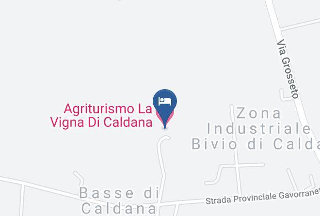 Grosseto - Agriturismo La Vigna Di Caldana Maps