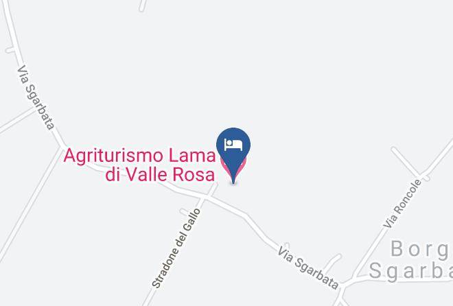 Ferrara - Agriturismo Lama Di Valle Rosa Maps