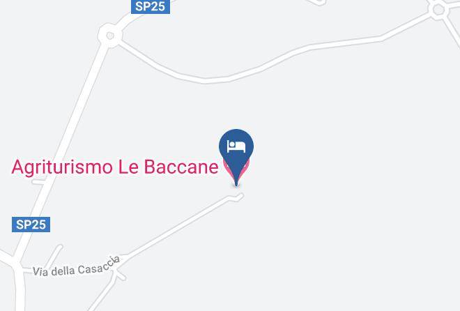 Pistoia - Agriturismo Le Baccane Maps