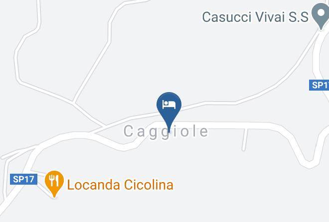 Siena - Agriturismo Le Caggiole Maps
