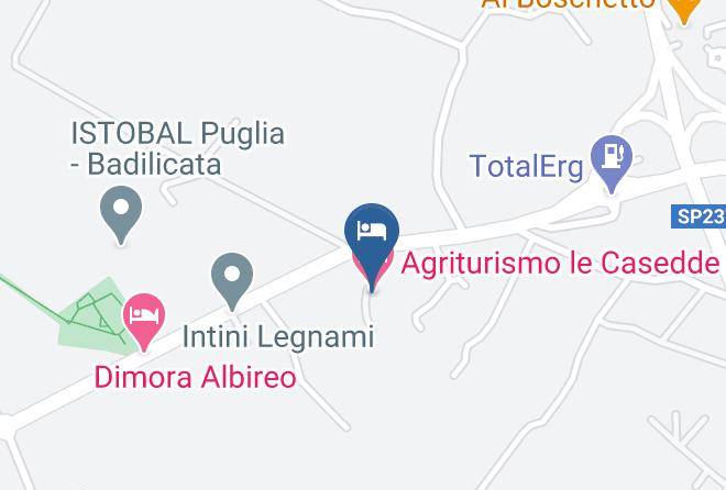 Bari - Agriturismo Le Casedde Maps
