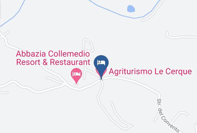 Perugia - Agriturismo Le Cerque Maps