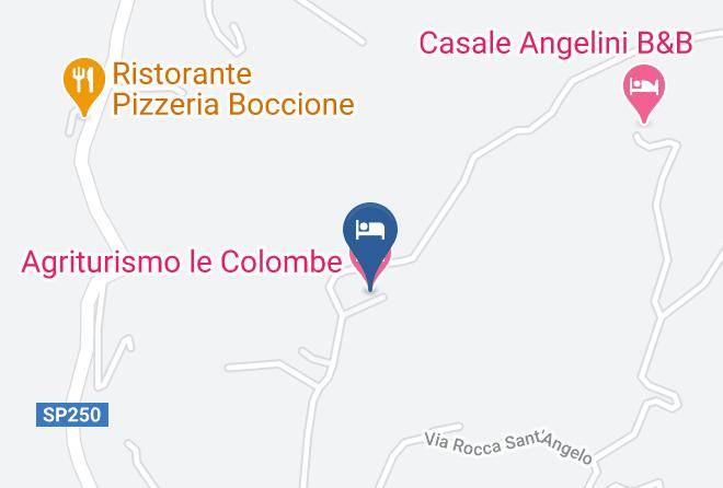 Perugia - Agriturismo Le Colombe Maps