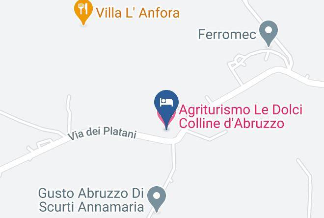 Pescara - Agriturismo Le Dolci Colline D'abruzzo Maps