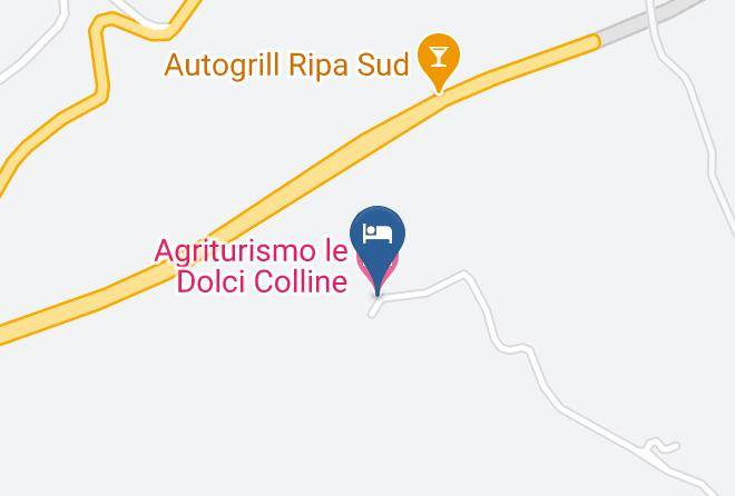 Perugia - Agriturismo Le Dolci Colline Maps