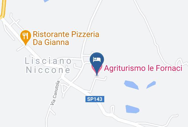 Perugia - Agriturismo Le Fornaci Maps