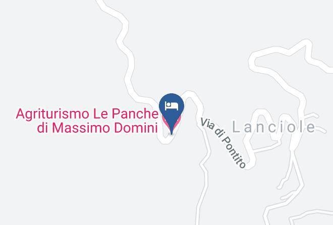 Pistoia - Agriturismo Le Panche Di Massimo Domini Maps