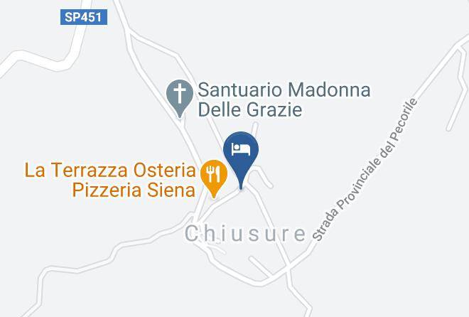 Siena - Agriturismo Le Piazze Maps