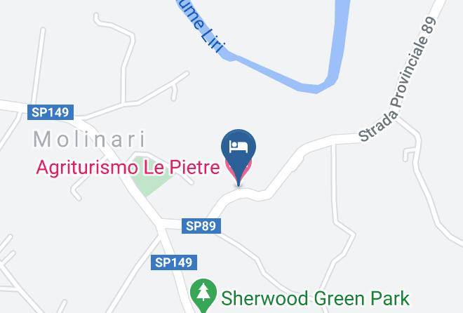 Frosinone - Agriturismo Le Pietre Maps