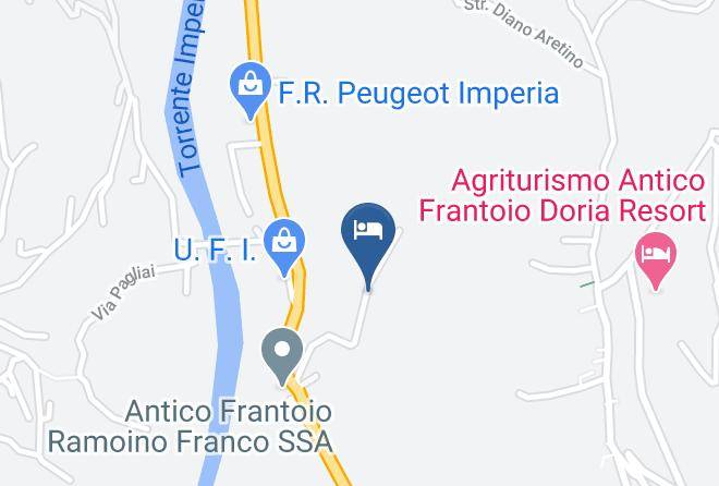 Imperia - Agriturismo Le Rocche Maps