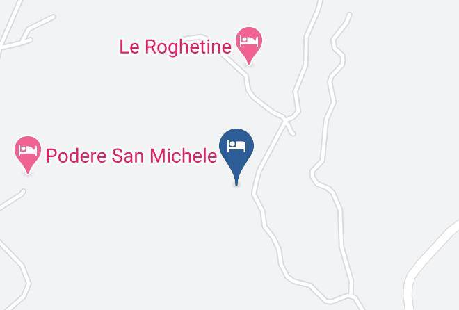 Siena - Agriturismo Le Rogheta Maps