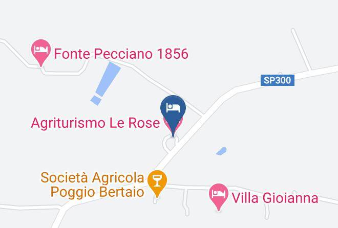 Perugia - Agriturismo Le Rose Maps