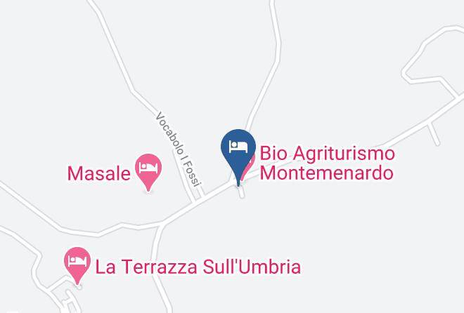 Perugia - Agriturismo Le Siepi Maps