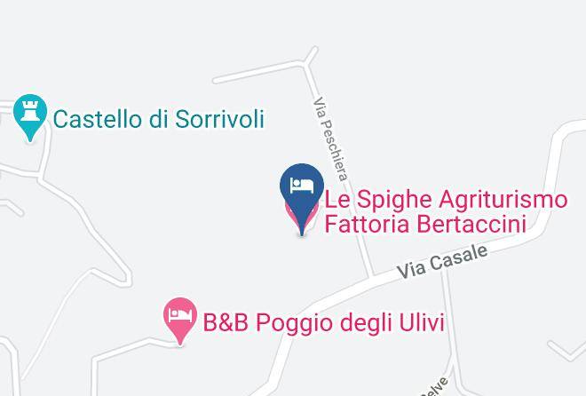 Forli - Le Spighe Agriturismo Fattoria Bertaccini Maps