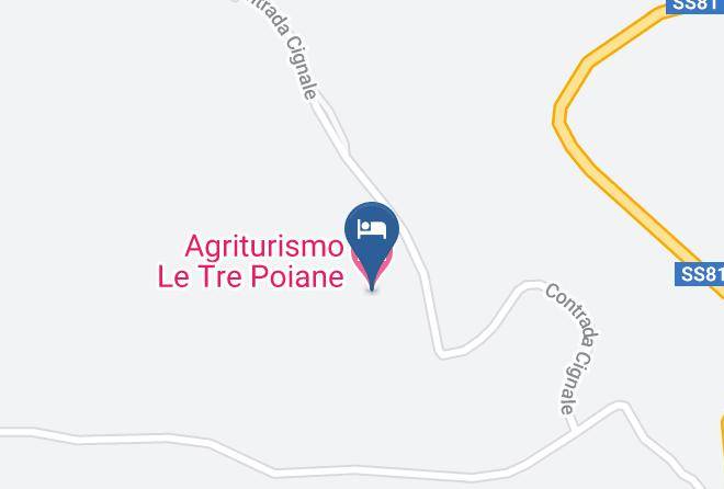 Pescara - Agriturismo Le Tre Poiane Maps