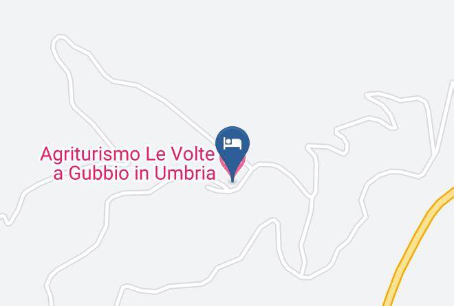 Perugia - Agriturismo Le Volte A Gubbio In Umbria Maps