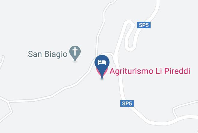 Sassari - Agriturismo Li Pireddi Maps