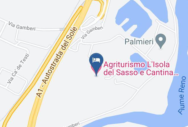 Bologna - Agriturismo Lisola Del Sasso E Cantina Floriano Cinti Maps