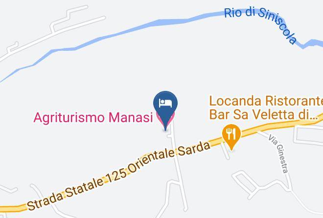 Nuoro - Agriturismo Manasi Maps