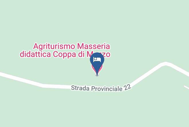 Foggia - Agriturismo Masseria Didattica Coppa Di Mezzo Maps