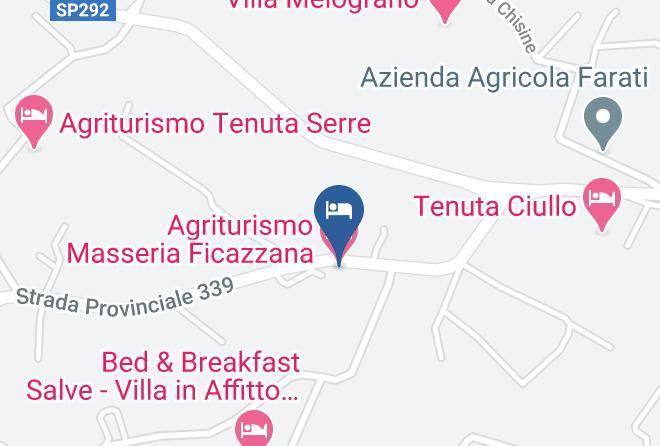 Lecce - Agriturismo Masseria Ficazzana Maps