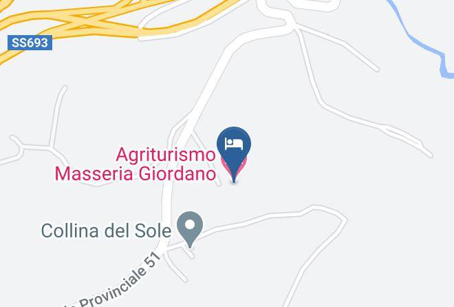 Foggia - Agriturismo Masseria Giordano Maps