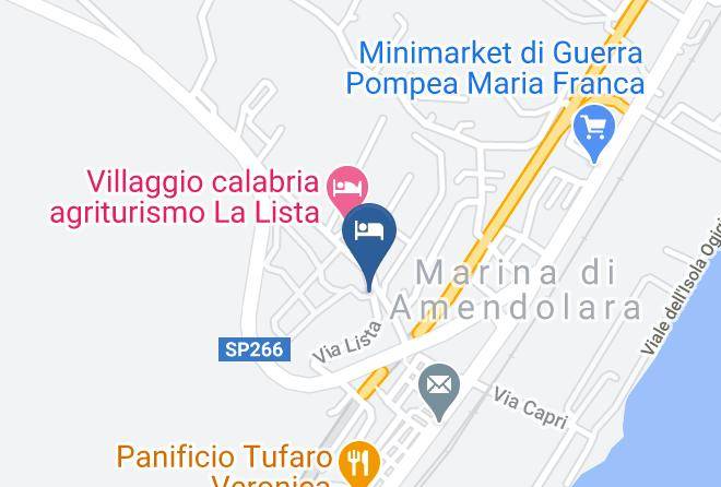 Cosenza - Agriturismo Masseria La Lista Amendolara Marina Maps