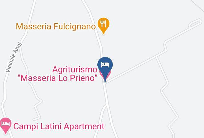 Lecce - Agriturismo Masseria Lo Prieno Maps