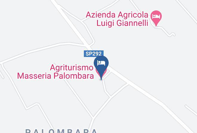 Lecce - Agriturismo Masseria Palombara Maps