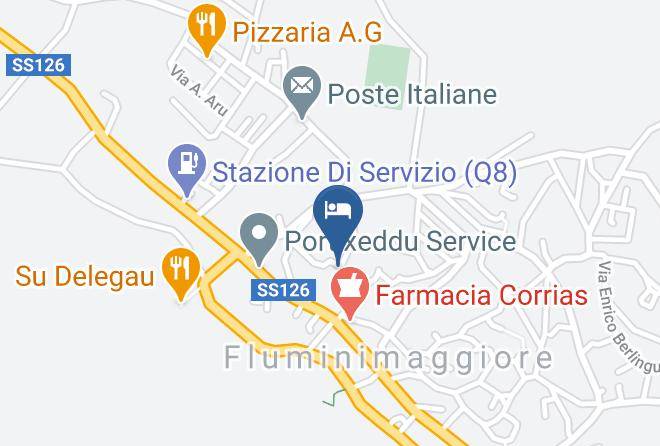 Province Of South Sardinia - Agriturismo Mauro Demontis Maps