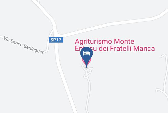 Sassari - Agriturismo Monte Entosu Dei Fratelli Manca Maps