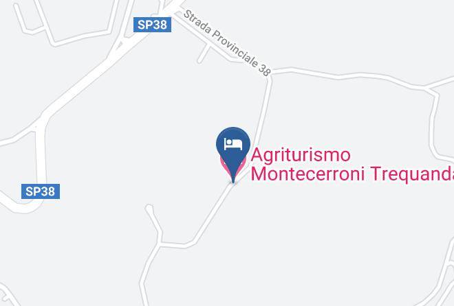 Siena - Agriturismo Montecerroni Trequanda Maps
