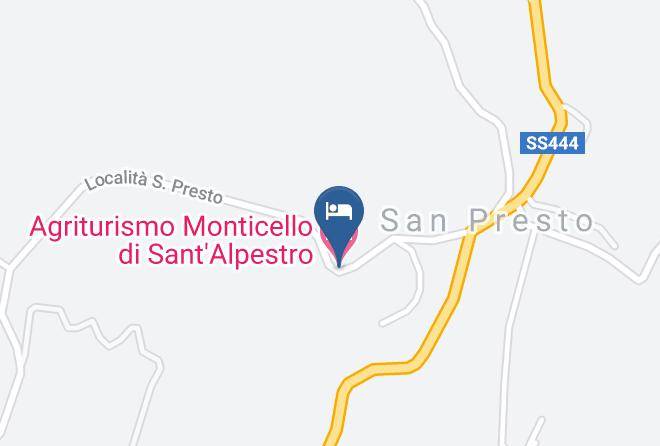 Perugia - Agriturismo Monticello Di Sant'alpestro Maps