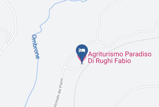 Siena - Agriturismo Paradiso Di Rughi Fabio Maps