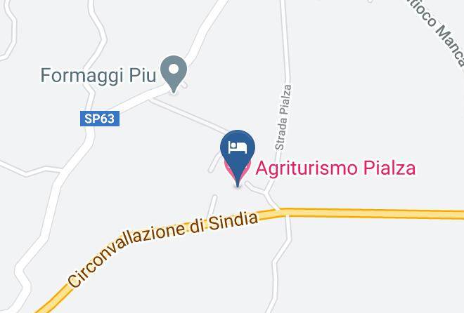 Nuoro - Agriturismo Pialza Maps