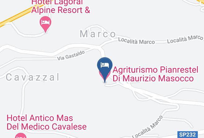 Trento - Agriturismo Pianrestel Di Maurizio Masocco Maps