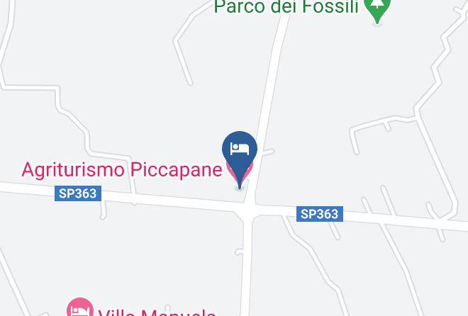 Lecce - Agriturismo Piccapane Maps
