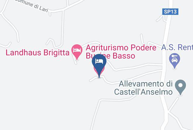 Pisa - Agriturismo Podere Bucine Basso Maps