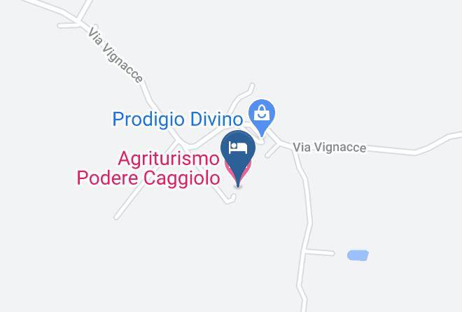 Arezzo - Agriturismo Podere Caggiolo Maps