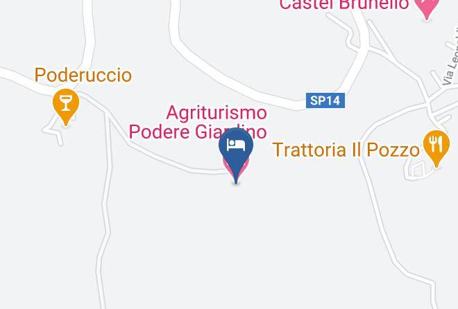 Siena - Agriturismo Podere Giardino Maps