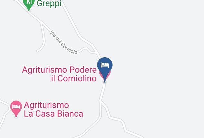 Arezzo - Agriturismo Podere Il Corniolino Maps