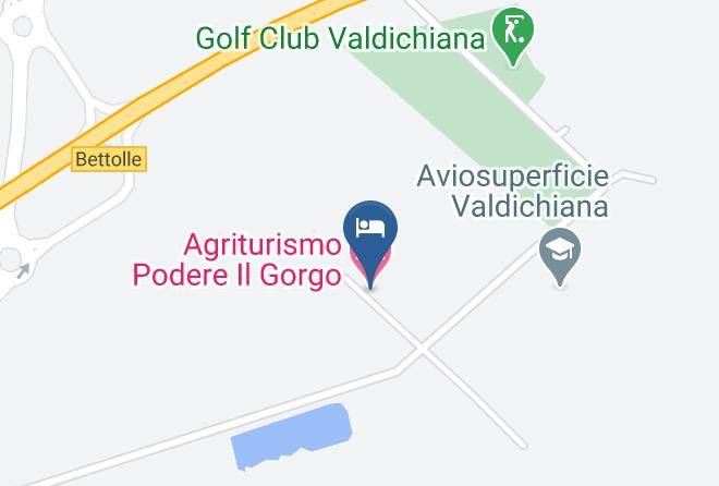 Siena - Agriturismo Podere Il Gorgo Maps