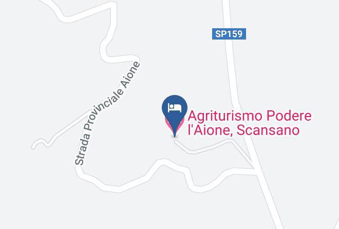 Grosseto - Agriturismo Podere L'aione Scansano Maps
