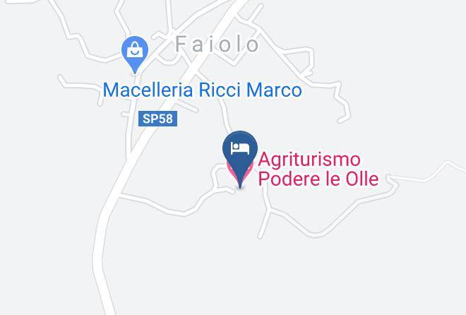 Terni - Agriturismo Podere Le Olle Maps