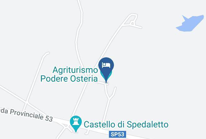 Siena - Agriturismo Podere Osteria Maps