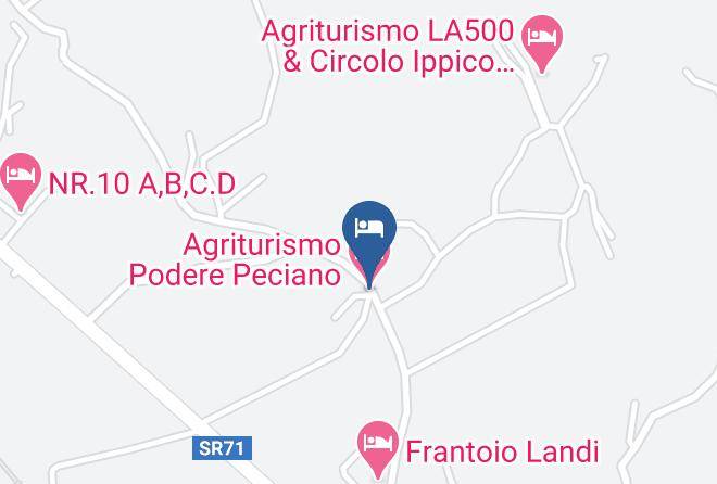 Arezzo - Agriturismo Podere Peciano Maps