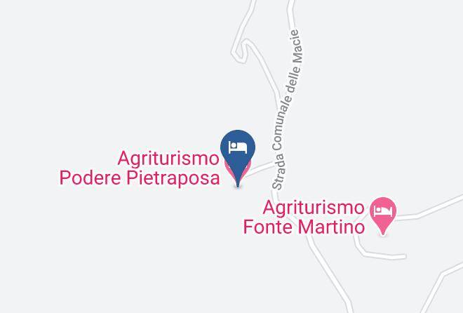 Pisa - Agriturismo Podere Pietraposa Maps