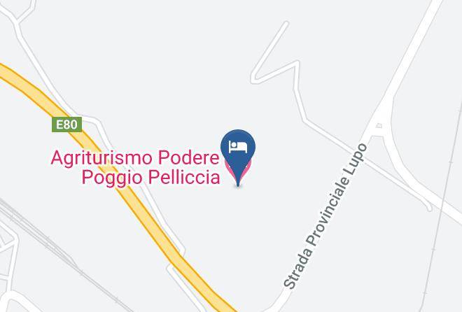 Grosseto - Agriturismo Podere Poggio Pelliccia Maps
